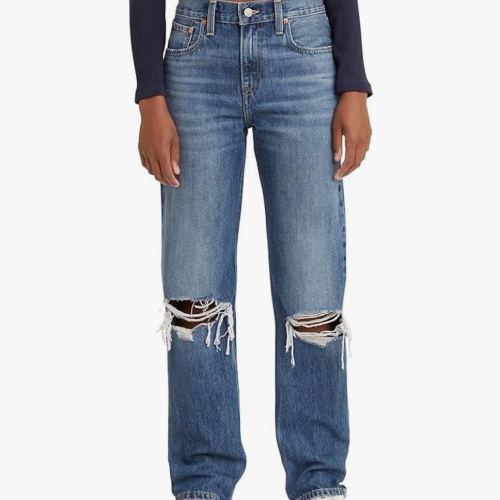 Levi's Women's Low Pro Jeans in Medium Indigo